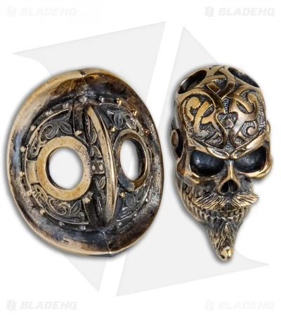 RUS Beads Shop Conquistador Lanyard Bead W/ Removable Helmet - Bronze 4 RUS Beads Shop Conquistador Lanyard Bead W/ Removable Helmet - Bronze - Image 2