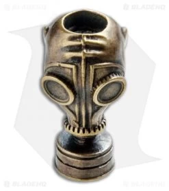 RUS Beads Shop Gas Mask Lanyard Bead - Bronze