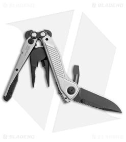 SOG Flash MT 7-in-1 Multi-Tool (Silver/Black) -Knife Shop SOG Flash MT 7 in 1 Multi Tool Silver Black BHQ 140875 jr open