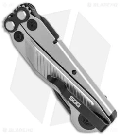 SOG Flash MT 7-in-1 Multi-Tool (Silver/Black) -Knife Shop SOG Flash MT 7 in 1 Multi Tool Silver Black BHQ 140875 jr side