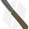 Serge Panchenko Custom Slip-Joint Cleaver Black/Green G-10 (2.6" Stonewash) -Knife Shop Serge Panchenko Custom SJ Cleaver Black Green G 10 SW BHQ 85881 jr