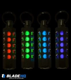 Spalinger Brass Hex Tritium Lantern (Blasted + Torched) -Knife Shop Spalinger Brass Hex Tritium Lantern Blasted and Torched BHQ 83536 jr colors