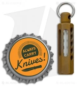 Spalinger Brass Hex Tritium Lantern (Blasted + Torched) -Knife Shop Spalinger Brass Hex Tritium Lantern Blasted and Torched BHQ 83536 jr purple bottlecap