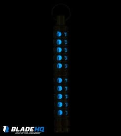 Spalinger Gear Brass Round XL Grooved Tritium Lantern (Satin) -Knife Shop Spalinger Gear Tritium Lantern XL Brass BHQ 87160 jr blue glow