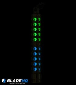 Spalinger Gear Brass Round XL Grooved Tritium Lantern (Satin) -Knife Shop Spalinger Gear Tritium Lantern XL Brass BHQ 87160 jr blue green glow