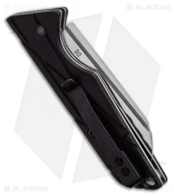 StatGear LEDGE Slip Joint Knife Black (2.625" Satin D2) -Knife Shop StatGear Ledge Slip Joint Knife Black 113BLK BHQ 97651 ns side