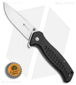 Steel Will Large Barghest Liner Lock Knife Black G-10 (4" Satin) F37-01 -Knife Shop Steel Will Barghest Liner Lock Knife Black G 10 4in Satin F37 01 BHQ 115845 LS Bottlecap