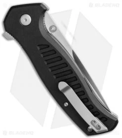 Steel Will Large Barghest Liner Lock Knife Black G-10 (4" Satin) F37-01 -Knife Shop Steel Will Barghest Liner Lock Knife Black G 10 4in Satin F37 01 BHQ 115845 LS Side