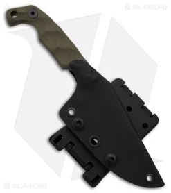 Stroup Knives Mini EDC Fixed Blade Knife OD Green G-10 (3.1" Black SW) 8 Stroup Knives Mini EDC Fixed Blade Knife OD Green G-10 (3.1" Black SW) -Knife Shop Stroup Knives Mini EDC FBK OD Green G10 3in Black SW BHQ 142121 td sheath