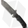 Tekut Survival Tanto Fixed Blade Knife Black TPR (5" Black Stonewash) HK2605