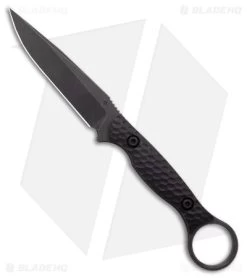 Toor Knives Anaconda Carbon Fixed Blade Knife Black G-10 (3.75" Black)