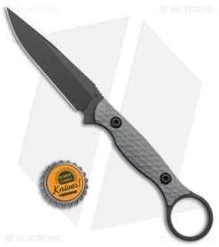 Toor Knives Anaconda Fixed Blade Knife Stealth Gray G-10 (3.75" Black) -Knife Shop Toor Knives Anaconda Fixed Blade Stealth Gray G 10 Black BHQ 145131 jr bottlecap