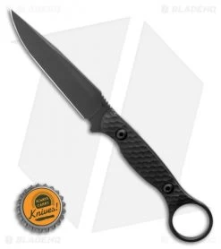 Toor Knives Anaconda Fixed Blade Knife Shadow Black G-10 (3.75" Black) 9 Toor Knives Anaconda Fixed Blade Knife Shadow Black G-10 (3.75" Black) -Knife Shop Toor Knives Anaconda Shadow Black Fixed Blade Black G10 3.75 BHQ 123643 LS Bottlecap