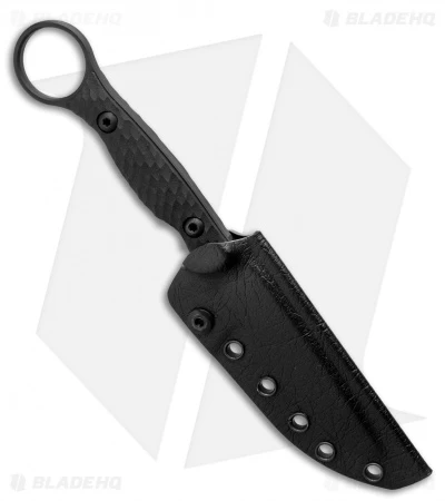Toor Knives Anaconda Fixed Blade Knife Shadow Black G-10 (3.75" Black) 5 Toor Knives Anaconda Fixed Blade Knife Shadow Black G-10 (3.75" Black) - Image 3