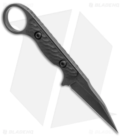 Toor Knives Jank Shank Carbon Tactical Fixed Blade Knife Black G-10 (3" Black) 4 Toor Knives Jank Shank Carbon Tactical Fixed Blade Knife Black G-10 (3" Black) - Image 2