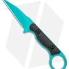 Toor Knives Jank Shank Tactical Fixed Blade Knife Black G-10 (3" Teal) -Knife Shop Toor Knives G 10 Jank Shank Teal Tactical Black BHQ 139081 jr