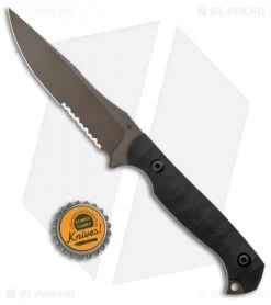 Toor Knives Krypteia JD35S Fixed Blade Knife Black G-10 (4" Bronze Serrated) -Knife Shop Toor Knives Krypteia JD35S Fixed Blade Black G 10 Bronze Serr BHQ 125108 jr bottlecap
