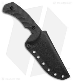 Toor Knives Mullet Carbon Fixed Blade Knife Black G-10 (4" Black) 8 Toor Knives Mullet Carbon Fixed Blade Knife Black G-10 (4" Black) -Knife Shop Toor Knives Mullet Carbon FBK Black G10 4 Black BHQ 178796 td sheath