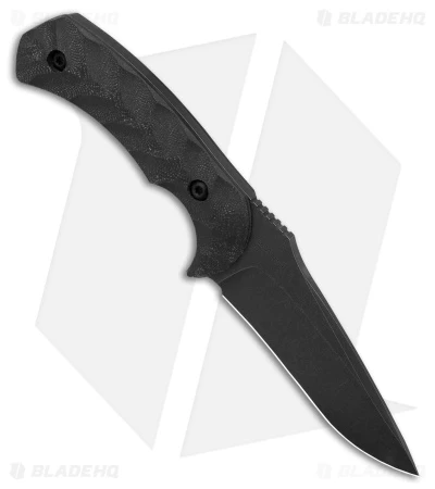 Toor Knives Mullet Carbon Fixed Blade Knife Black G-10 (4" Black) 4 Toor Knives Mullet Carbon Fixed Blade Knife Black G-10 (4" Black) - Image 2