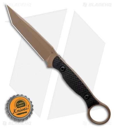 Toor Knives Serpent Tanto Fixed Blade Knife Black G-10 (3.9" FDE) 6 Toor Knives Serpent Tanto Fixed Blade Knife Black G-10 (3.9" FDE) - Image 4