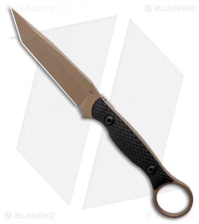 Toor Knives Serpent Tanto Fixed Blade Knife Black G-10 (3.9" FDE) 3 Toor Knives Serpent Tanto Fixed Blade Knife Black G-10 (3.9" FDE)