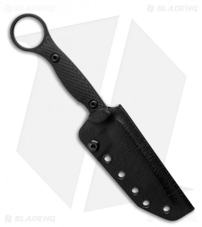 Toor Knives Serpent Tanto Fixed Blade Knife Shadow Black G-10 (3.9" Black) 5 Toor Knives Serpent Tanto Fixed Blade Knife Shadow Black G-10 (3.9" Black) - Image 3
