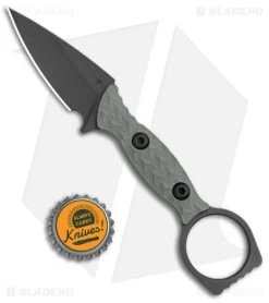Toor Knives Viper Fixed Blade Knife Stealth Gray G-10 (2.65" Black) -Knife Shop Toor Knives Viper Fixed Blade Stealth Gray G 10 Black BHQ 142276 jr bottlecap