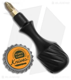 Turner CNC Sabot Screwdriver/Self Defense Tool - Black -Knife Shop Turner CNC Sabot Screwdriver Self Defense Tool Black BHQ 137182 td size