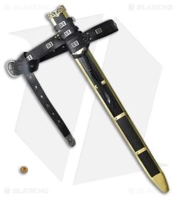 Valyrian Steel Jon Snow's Longclaw Scabbard - Black Leather (VS0108) -Knife Shop Valyrian Steel Jon Snows Longclaw Scabbard BHQ 117365 td size