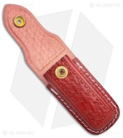 Victorinox Zermatt Medium Red Leather Belt Pouch -Knife Shop Victorinox Zermatt Belt Pouch BHQ 109315 jr open