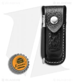 Victorinox Zermatt Large Black Leather Belt Pouch W/ Sharpening Steel 33209 -Knife Shop Victorinox Zermatt black leather pouch sharpening steel BHQ 71549 er bottlecap