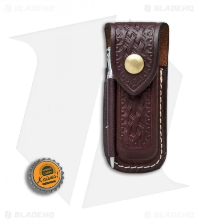 Victorinox Zermatt Medium Brown Leather Sheath W/ Sharpening Steel Rod 33204 5 Victorinox Zermatt Medium Brown Leather Sheath W/ Sharpening Steel Rod 33204 - Image 3