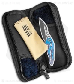 WE Knife Co. Knife Pouch W/ Microfiber Cloth (6.75" X 3") WE-01 -Knife Shop WE Knife Co Knife Pouch Microfiber Cloth WE 01 BHQ 142949 jr open