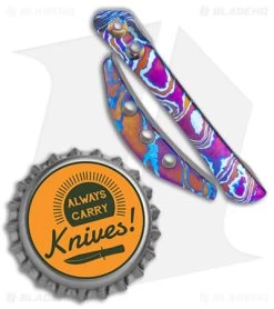 Wehr Knives Timascus Clip + Backspacer For Production Lukas-P Knife 13 Wehr Knives Timascus Clip + Backspacer For Production Lukas-P Knife -Knife Shop Wehr Knives Timascus Clip Backspacer Set BHQ 123898 jr bottlecap