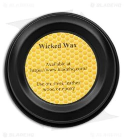 Wicked Wax By DiPrete Forge Knife Protectant 0.5 Oz. Tin -Knife Shop Wicked Wax Knife Protectant .5oz Tin BHQ 176467 jr bottom