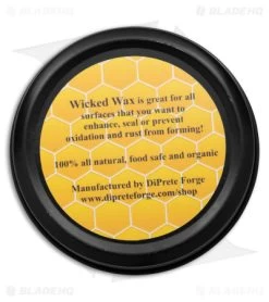 Wicked Wax By DiPrete Knife Protectant 2 Oz. Tin 8 Wicked Wax By DiPrete Knife Protectant 2 Oz. Tin -Knife Shop Wicked Wax Knife Protectant 2oz Tin BHQ 176468 jr bottom