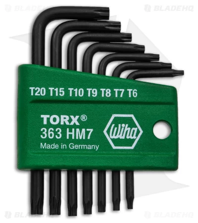 Wiha Tools L-Key Torx 7 Piece Bit Driver Set - 36392 3 Wiha Tools L-Key Torx 7 Piece Bit Driver Set - 36392