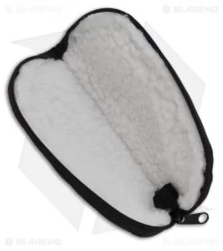 Vinyl Zipper Storage Knife Case Pouch (5") -Knife Shop case ac147 open