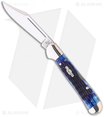 Case Mini Copperlock Pocket Knife 3.625" Blue Bone (61749L SS) 02864 3 Case Mini Copperlock Pocket Knife 3.625" Blue Bone (61749L SS) 02864