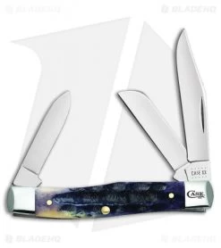 Case Cutlery Stockman Pocket Knife 2.50" Purple Jigged Bone (63032 SS)