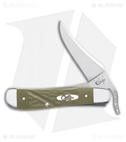 Case Russlock Knife 4.25" Green Synthetic (61953L SS) 63724