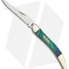 Case Small Texas Toothpick 3.00" Blue Green Swirl Corelon 910096AQ