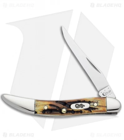 Case Small Texas Toothpick Knife 3" Stag (510096 SS) 5532 3 Case Small Texas Toothpick Knife 3" Stag (510096 SS) 5532