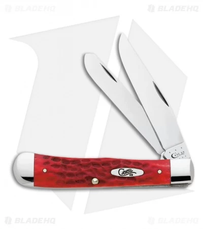Case Trapper Knife 4.25" Dark Red Bone (6254 CV) 6984 3 Case Trapper Knife 4.25" Dark Red Bone (6254 CV) 6984