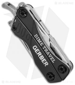 Gerber Dime Travel Multi-Tool Gray 30-001079 -Knife Shop gerber dime travel multi tool grey 33 010062 side2 cm