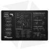 Glock Black Gunsmith's Bench Mat 17" X 11" AD00062 -Knife Shop gloc ad00062