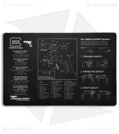 Glock Black Gunsmith's Bench Mat 17" X 11" AD00062 3 Glock Black Gunsmith's Bench Mat 17" X 11" AD00062