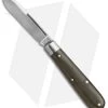 GEC #14 Tidoute Boy's Knife 2.325" OD Green Linen Micarta 142116