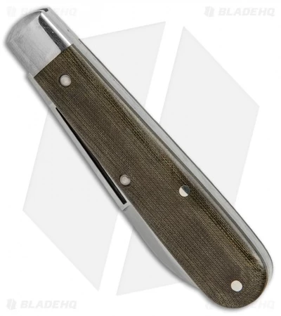 GEC #14 Tidoute Boy's Knife 2.325" OD Green Linen Micarta 142116 4 GEC #14 Tidoute Boy's Knife 2.325" OD Green Linen Micarta 142116 - Image 2