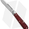 GEC #14 Tidoute Boy's Knife 2.325" Red Jigged Bone 142116 -Knife Shop great eastern cutlery tidoute boys knife red jigged bone 142116 BHQ 37149 er